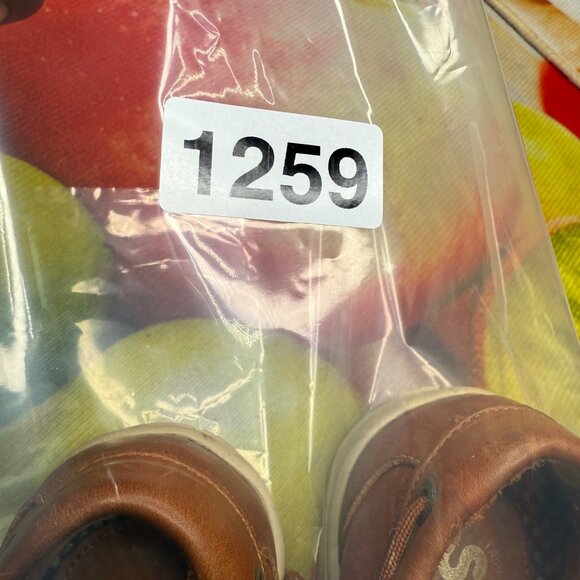 SAS Mens 8.5M Casual Boat Shoes Brown Leather Slip On Deck Moc Toe - Picture 8 of 10